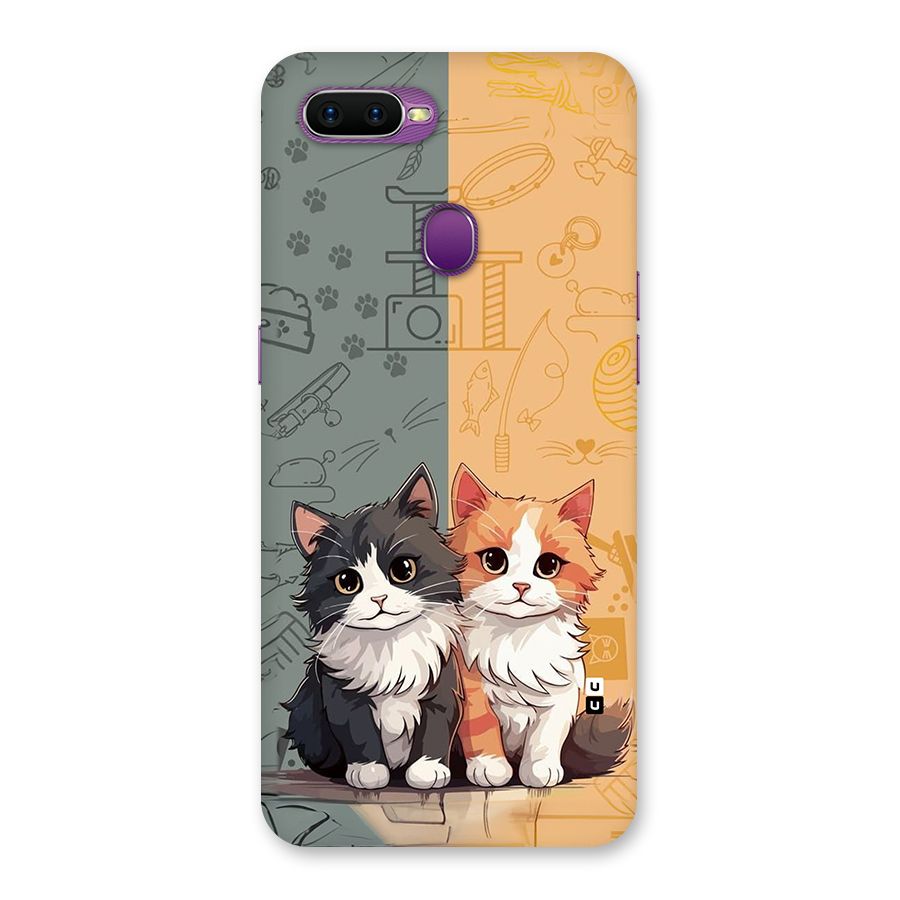 Cute Lovely Cats Back Case for Oppo F9