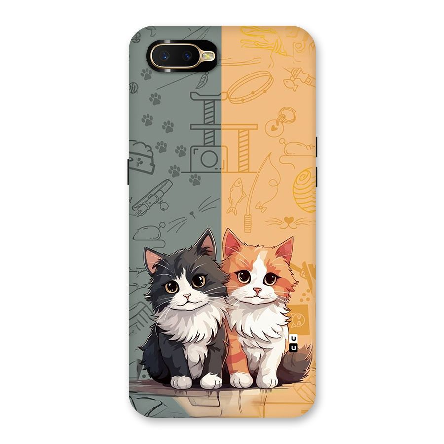 Cute Lovely Cats Back Case for Oppo K1