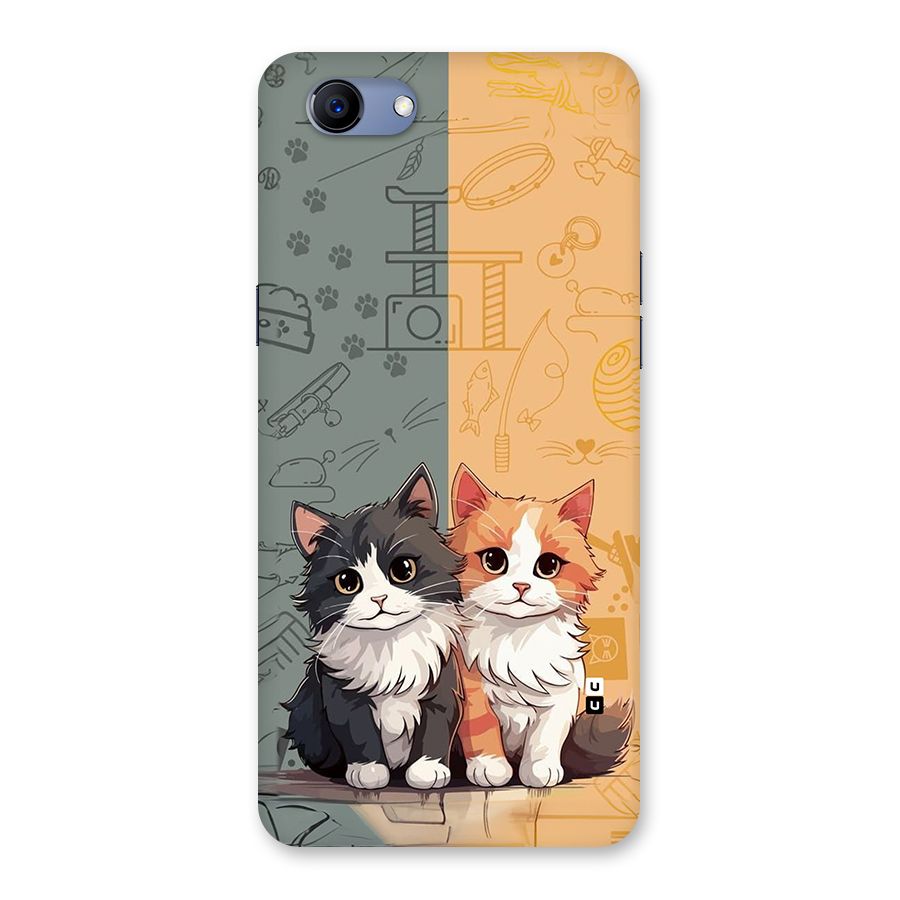 Cute Lovely Cats Back Case for Realme 1