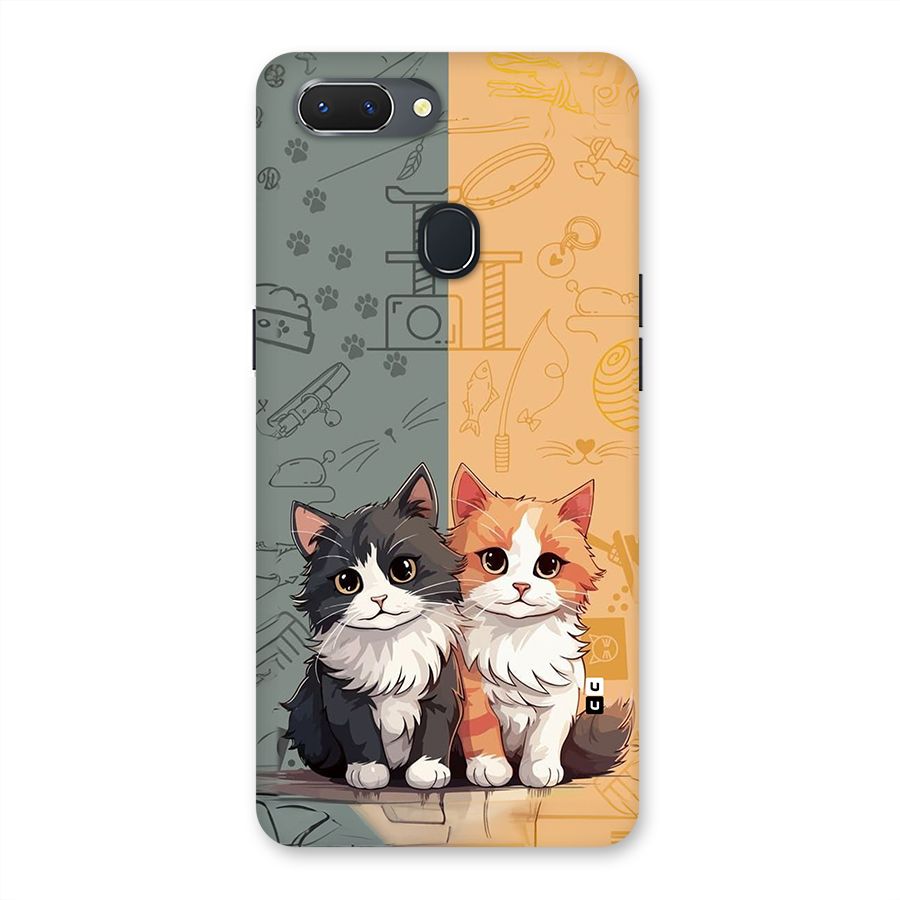 Cute Lovely Cats Back Case for Realme 2