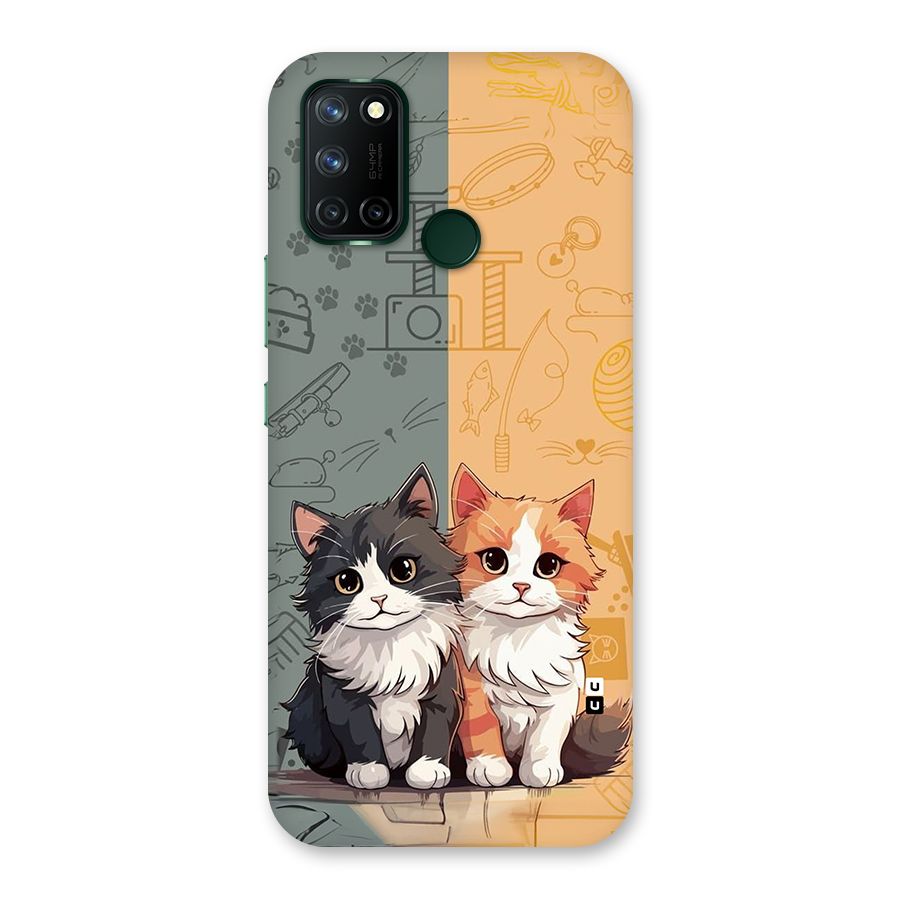 Cute Lovely Cats Back Case for Realme 7i