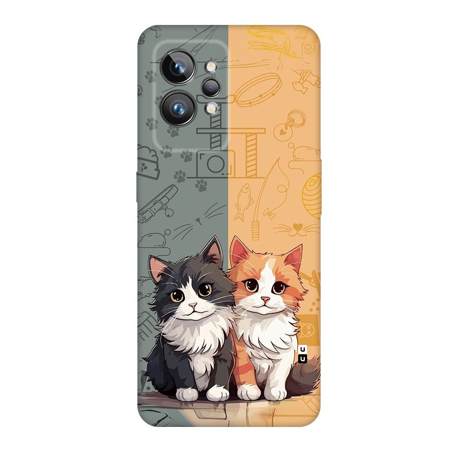 Cute Lovely Cats Back Case for Realme GT2 Pro