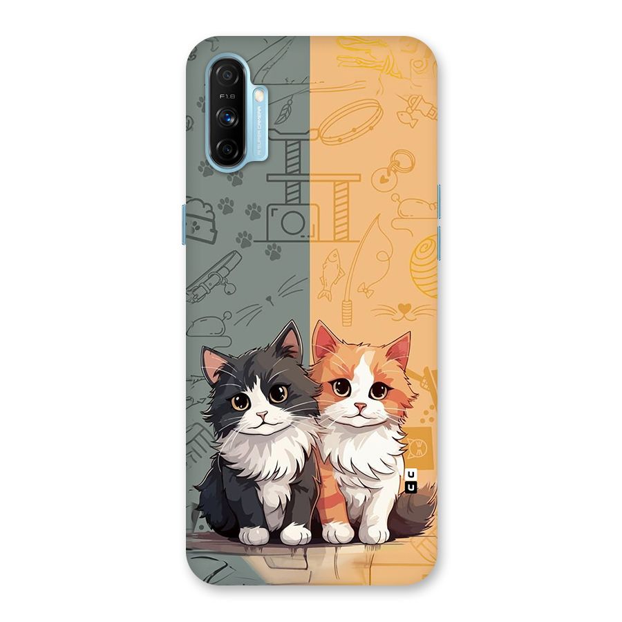 Cute Lovely Cats Back Case for Realme Narzo 20A