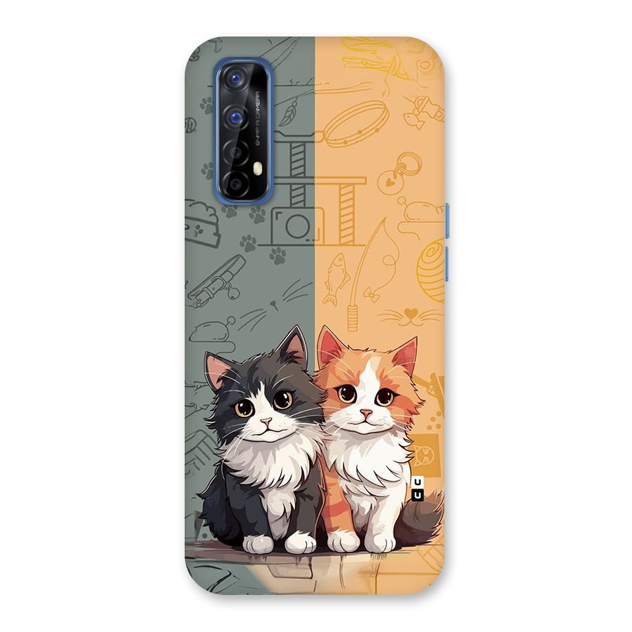 Cute Lovely Cats Back Case for Realme Narzo 20 Pro