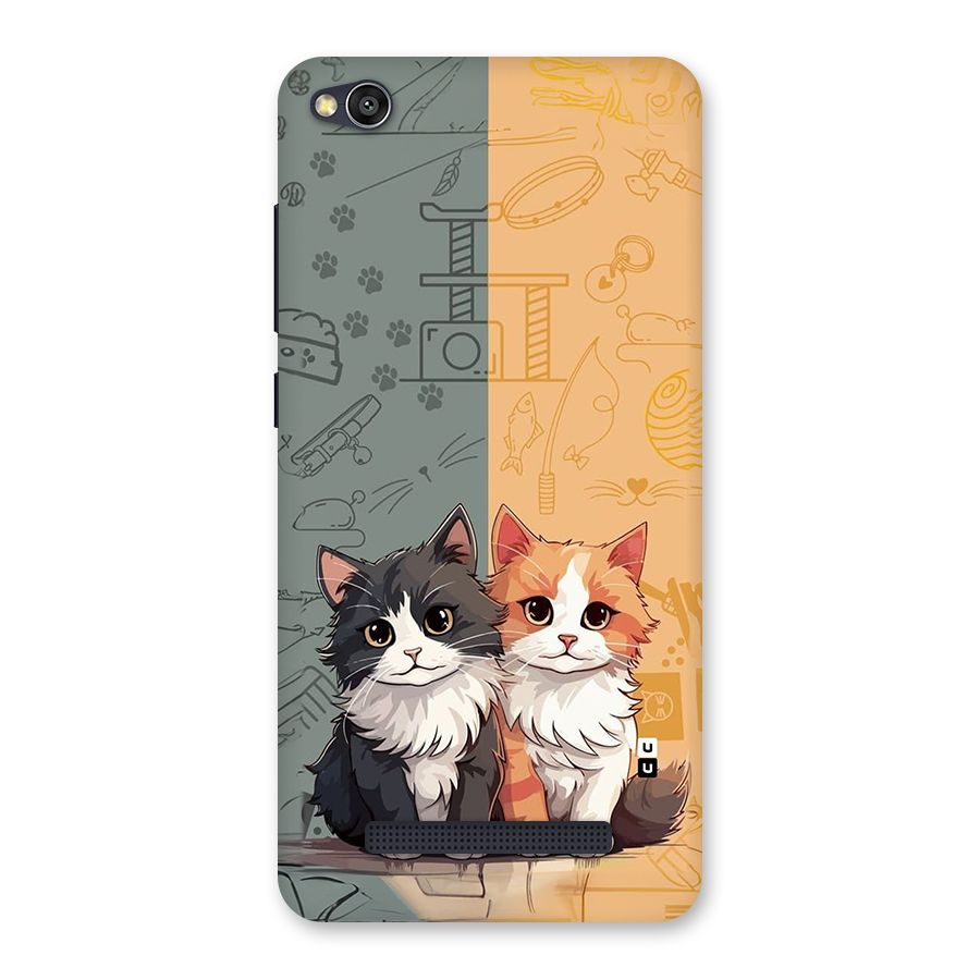 Cute Lovely Cats Back Case for Redmi 4A