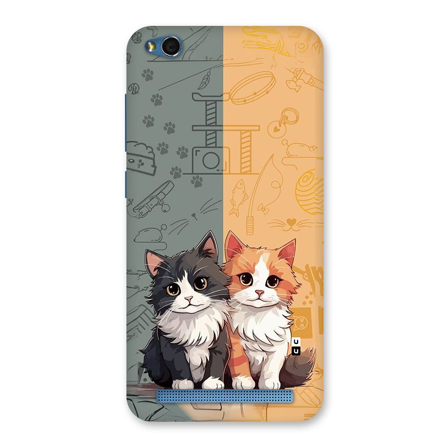 Cute Lovely Cats Back Case for Redmi 5A