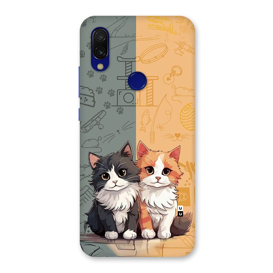 Cute Lovely Cats Back Case for Redmi 7