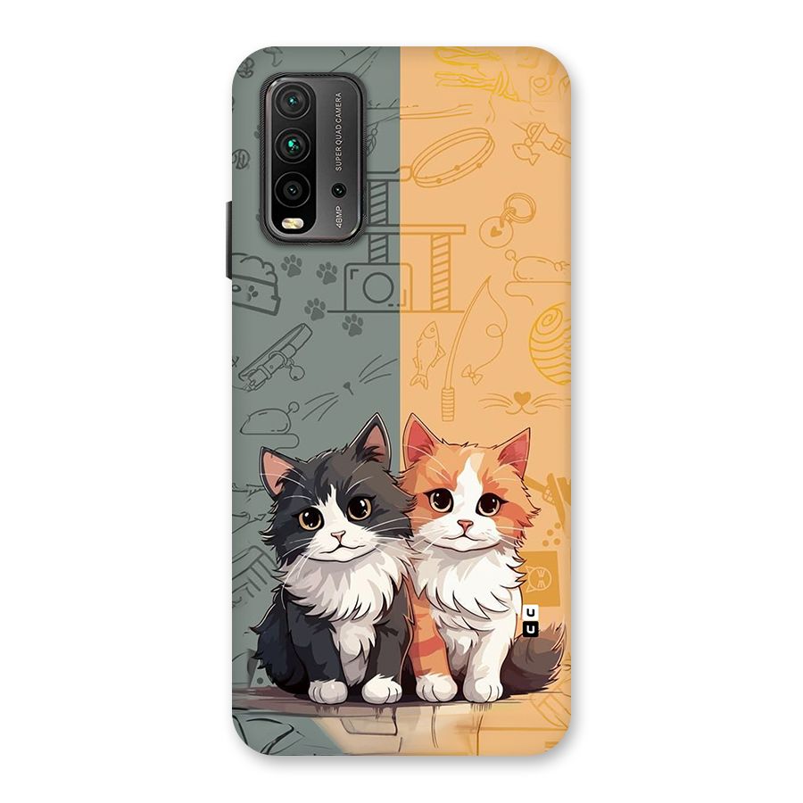 Cute Lovely Cats Back Case for Redmi 9 Power