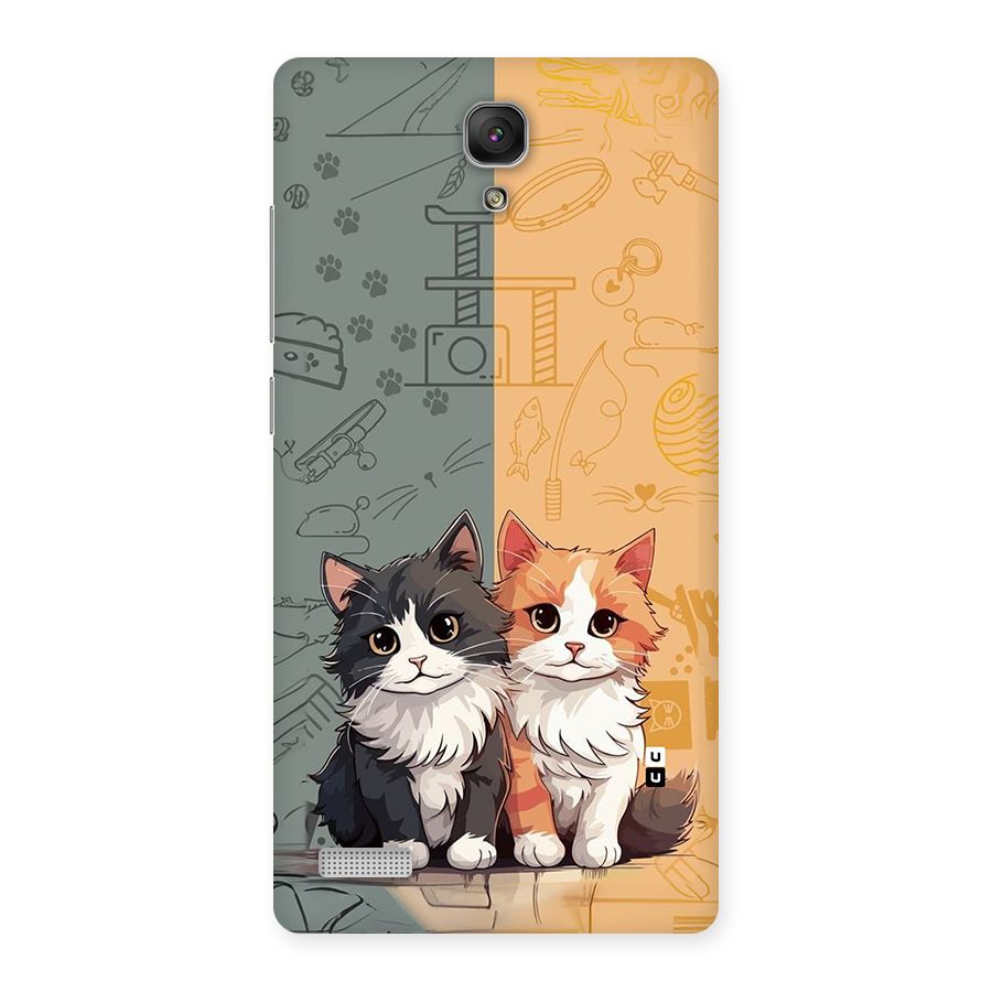 Cute Lovely Cats Back Case for Redmi Note