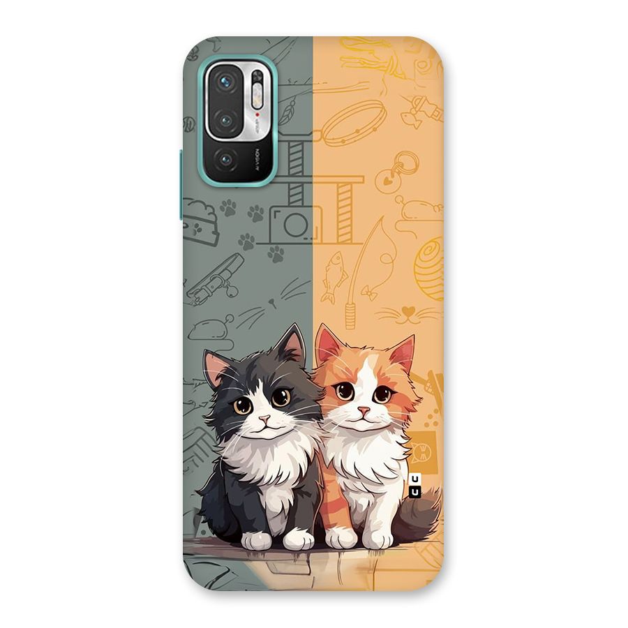 Cute Lovely Cats Back Case for Redmi Note 10T 5G
