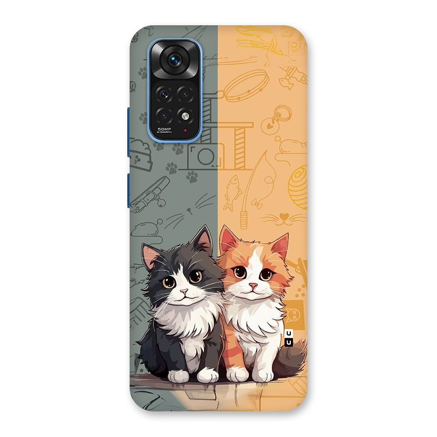 Cute Lovely Cats Back Case for Redmi Note 11S
