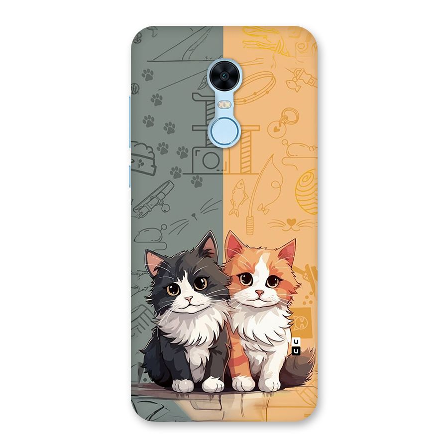 Cute Lovely Cats Back Case for Redmi Note 5