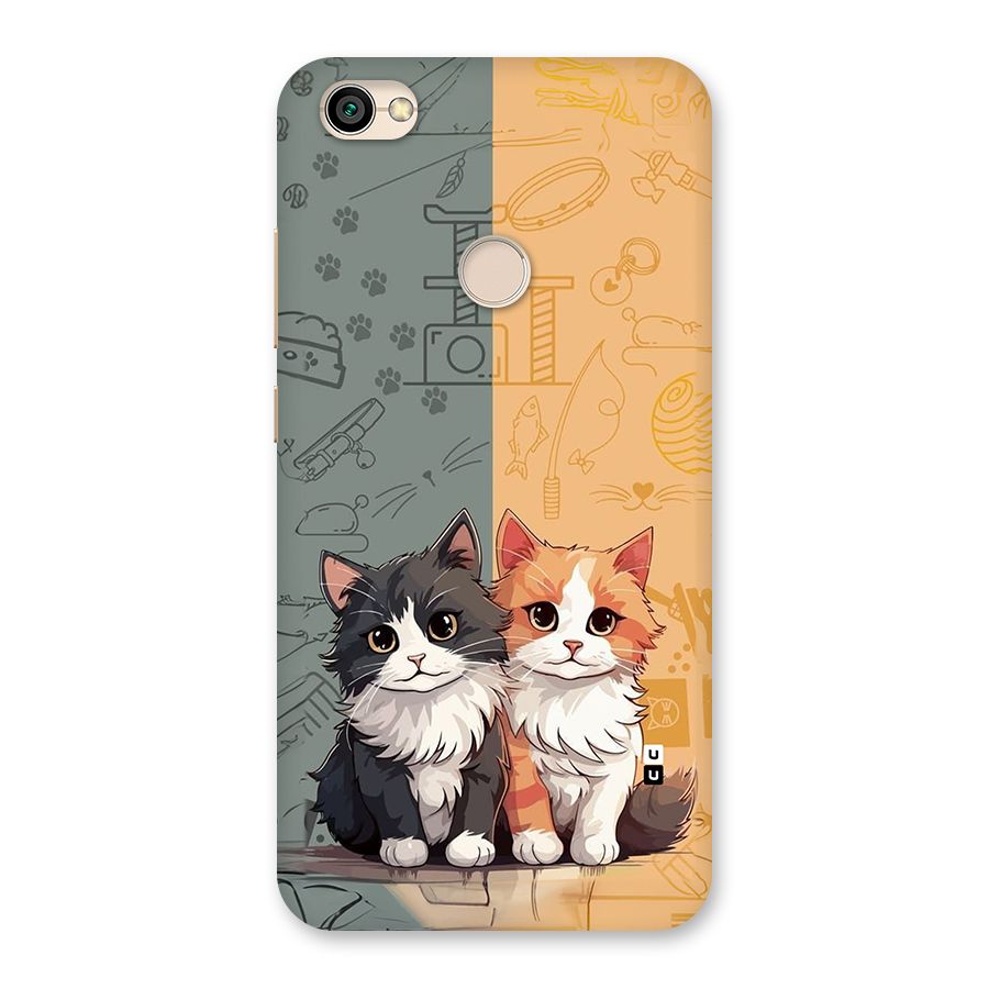Cute Lovely Cats Back Case for Redmi Y1 2017