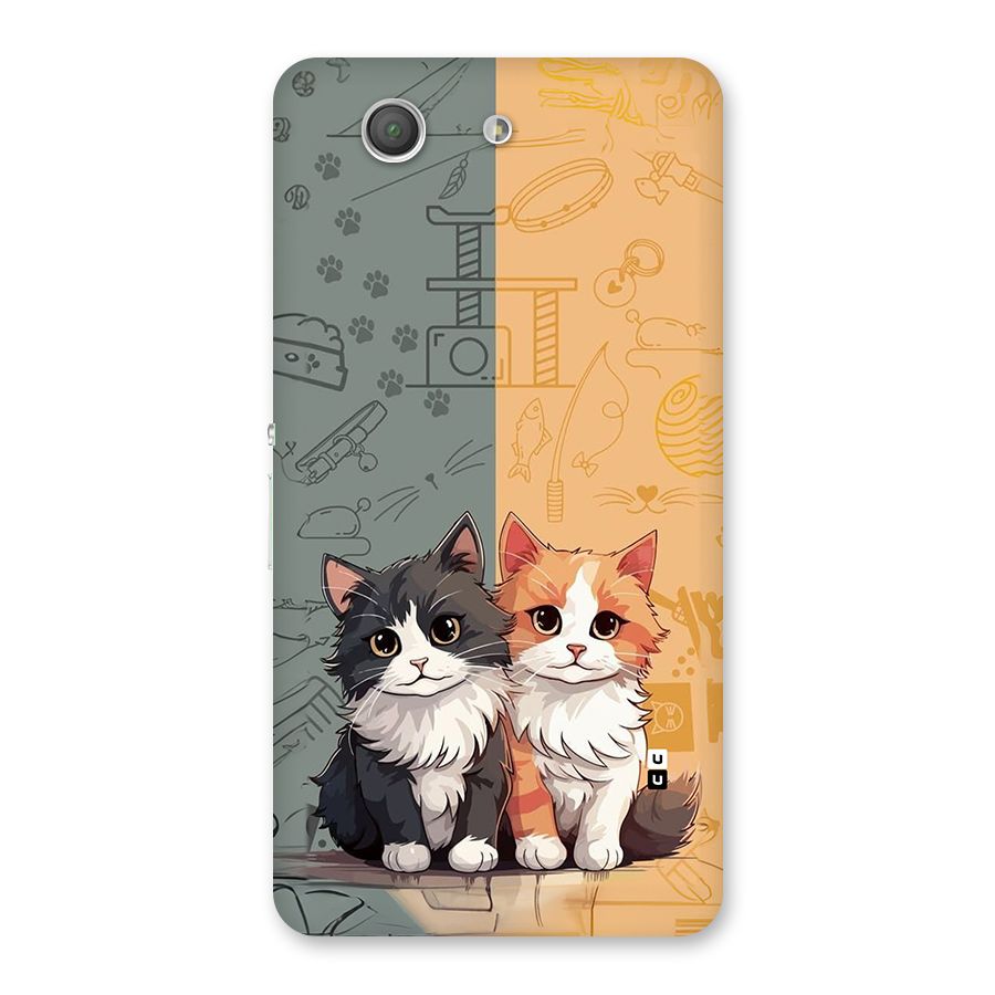 Cute Lovely Cats Back Case for Xperia Z3 Compact