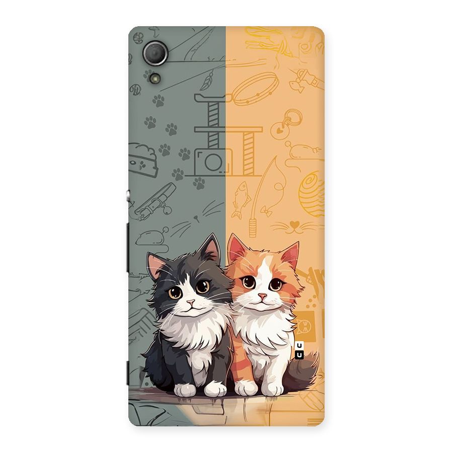 Cute Lovely Cats Back Case for Xperia Z3 Plus