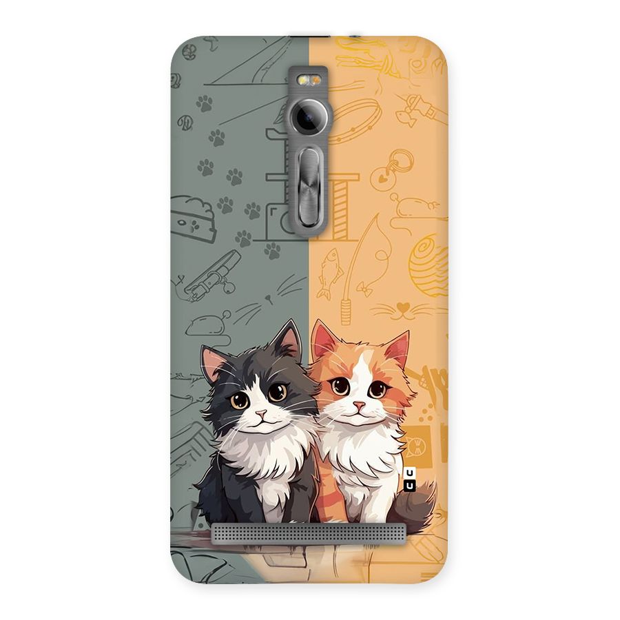 Cute Lovely Cats Back Case for Zenfone 2