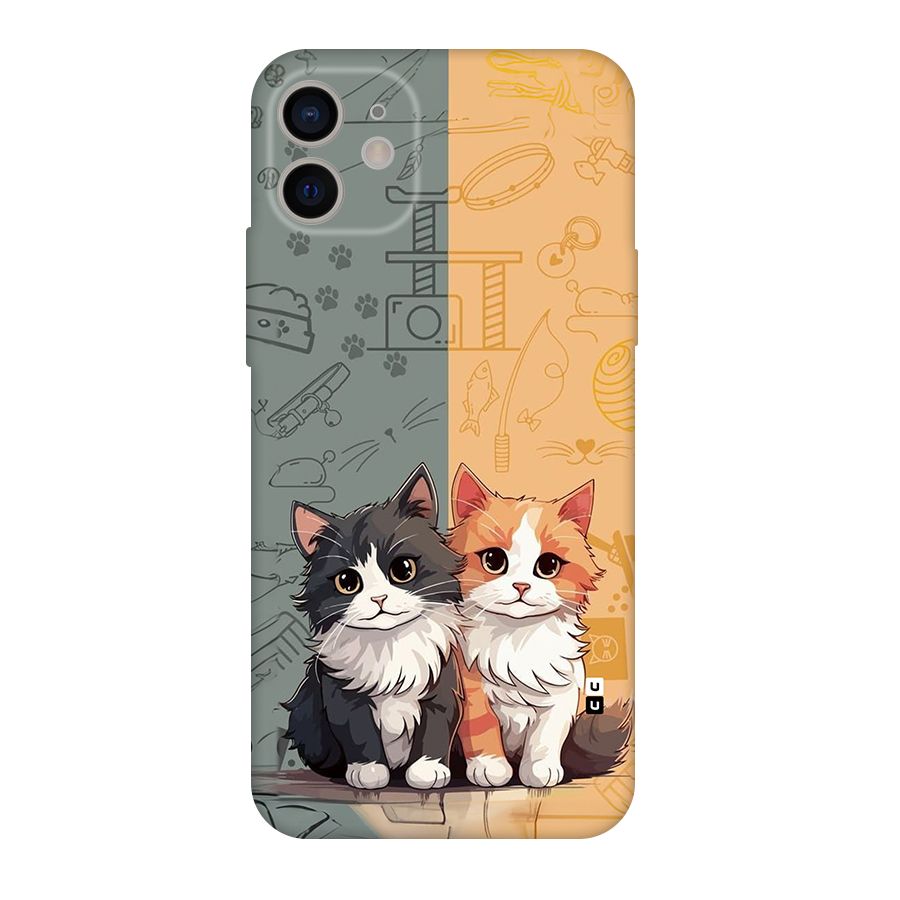 Cute Lovely Cats Back Case for iPhone 11
