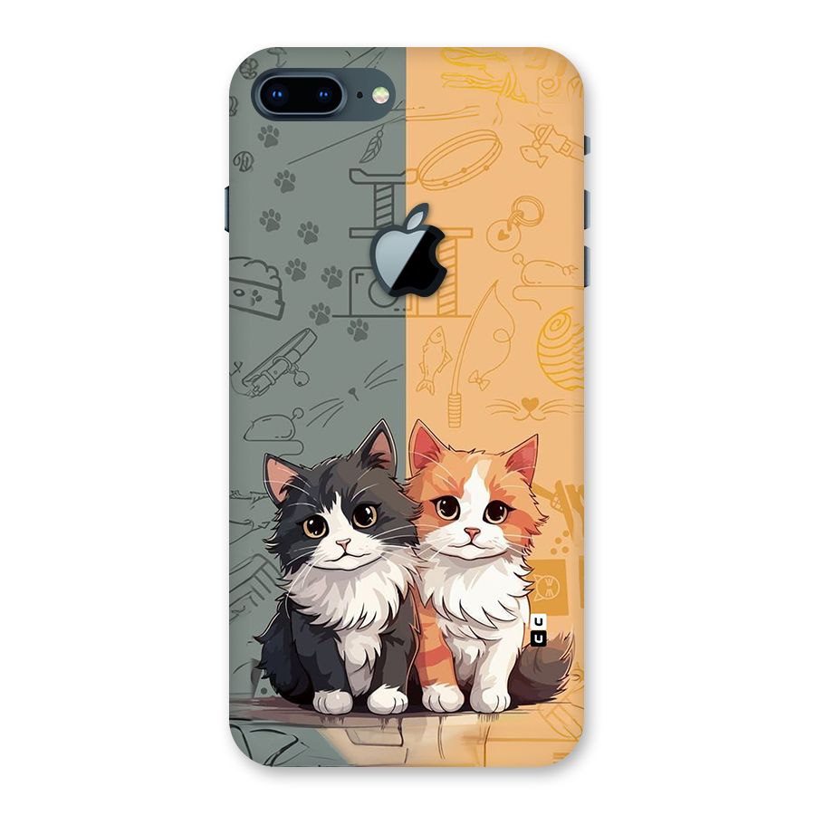Cute Lovely Cats Back Case for iPhone 7 Plus Apple Cut