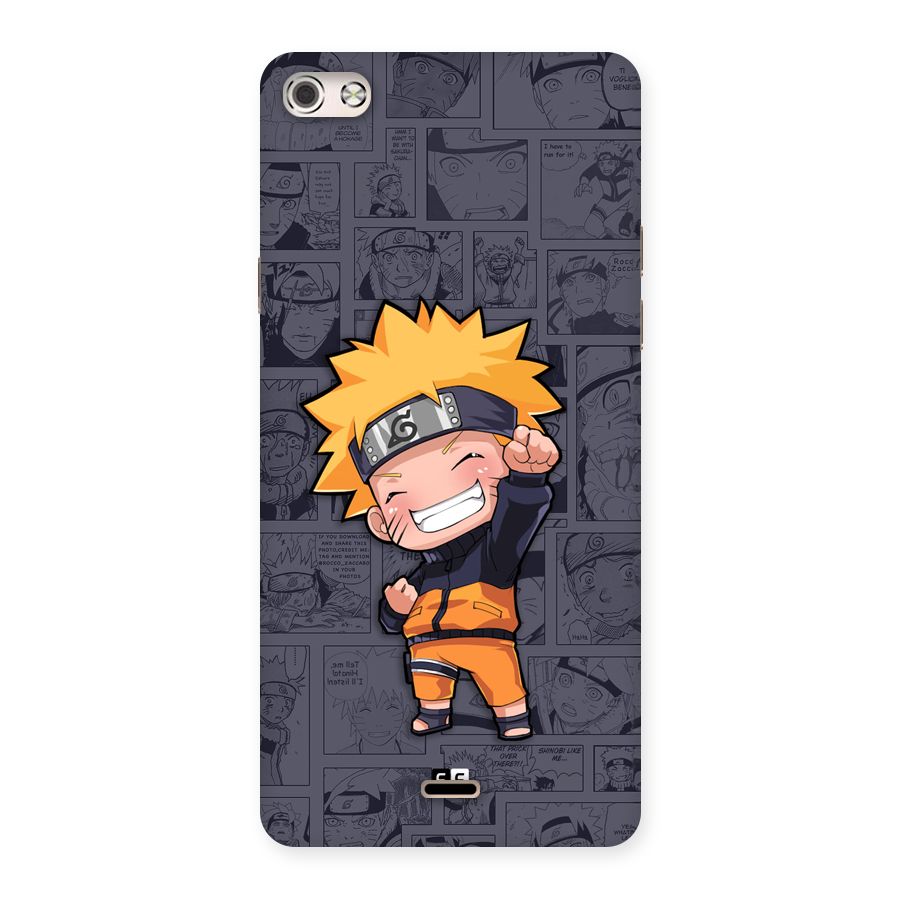 Cute Naruto Uzumaki Back Case for Canvas Silver 5