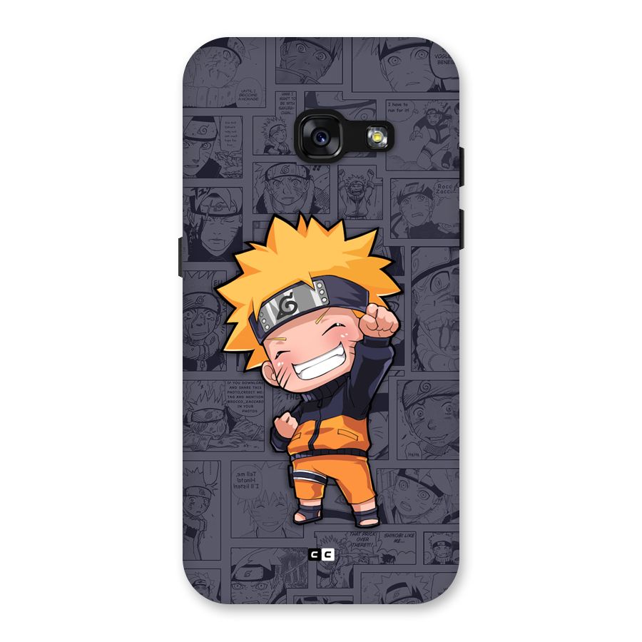 Cute Naruto Uzumaki Back Case for Galaxy A3 (2017)