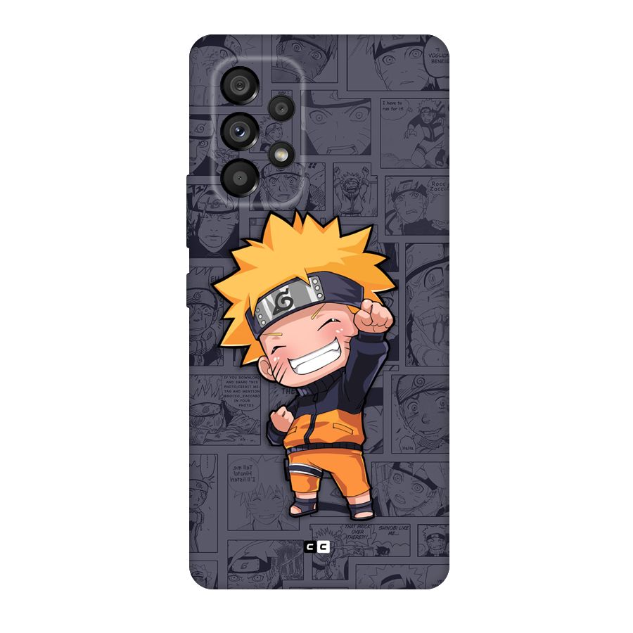 Cute Naruto Uzumaki Back Case for Galaxy A53 5G