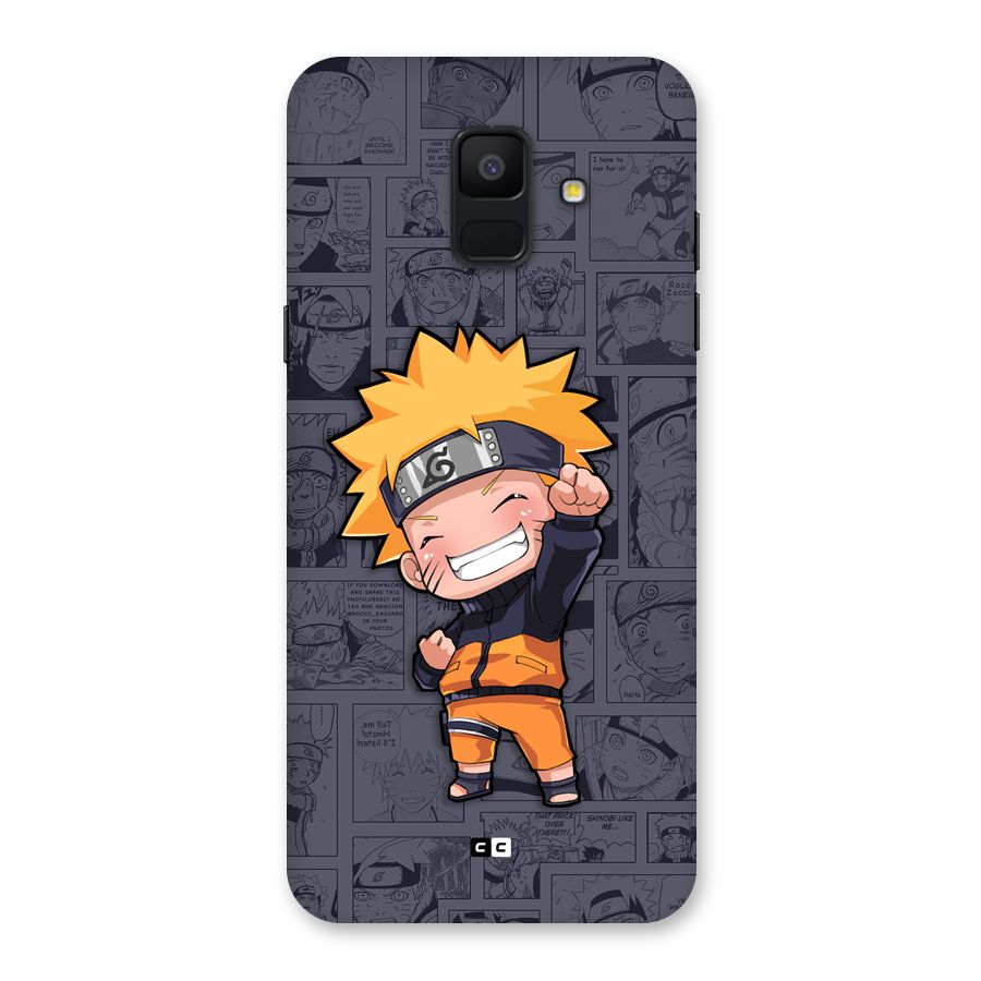 Cute Naruto Uzumaki Back Case for Galaxy A6 (2018)