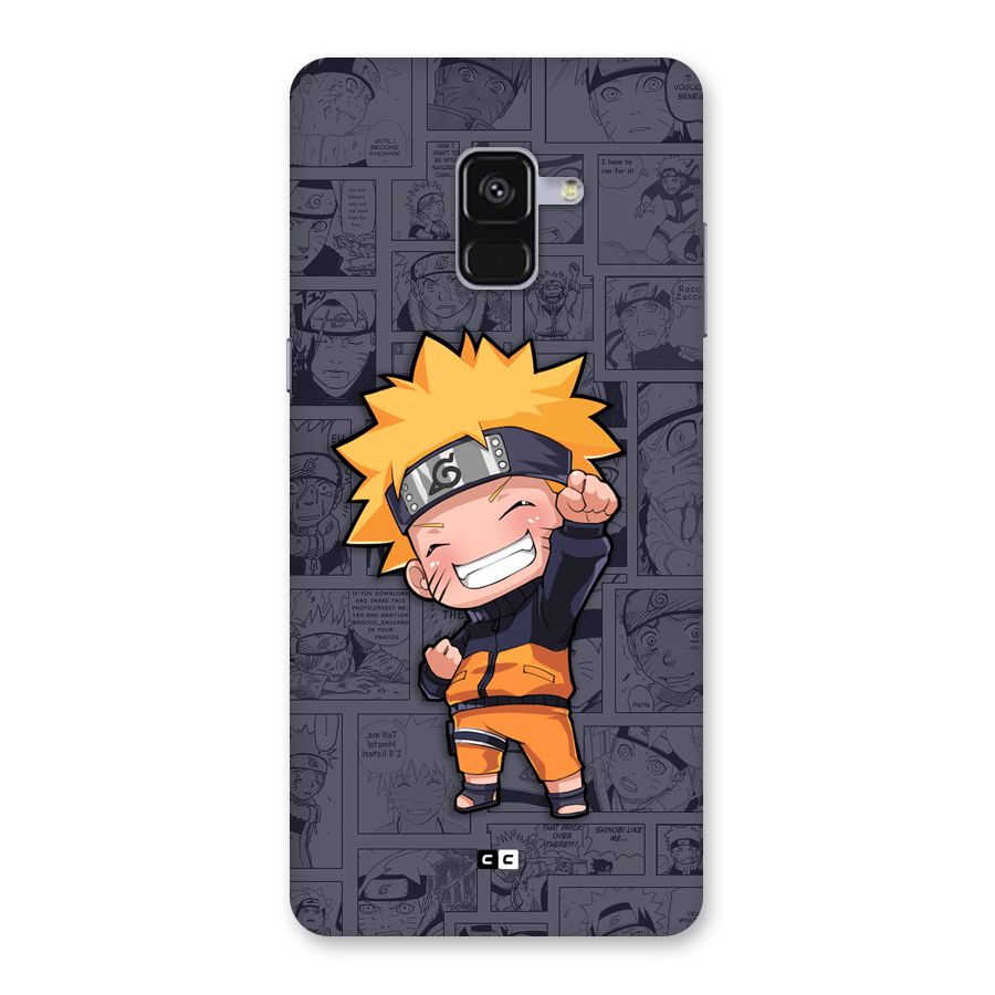 Cute Naruto Uzumaki Back Case for Galaxy A8 Plus