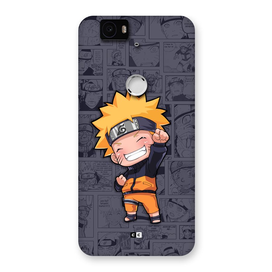 Cute Naruto Uzumaki Back Case for Google Nexus 6P
