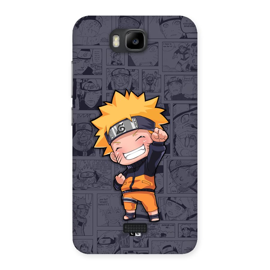 Cute Naruto Uzumaki Back Case for Honor Bee