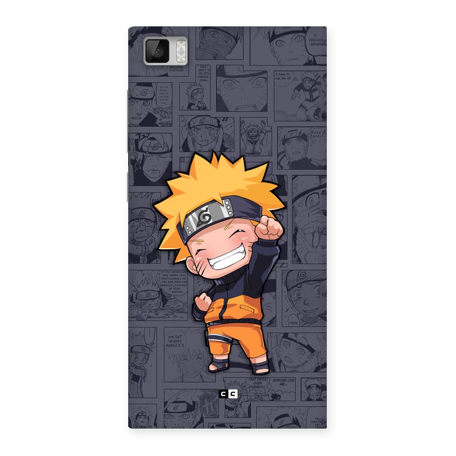 Cute Naruto Uzumaki Back Case for Mi3