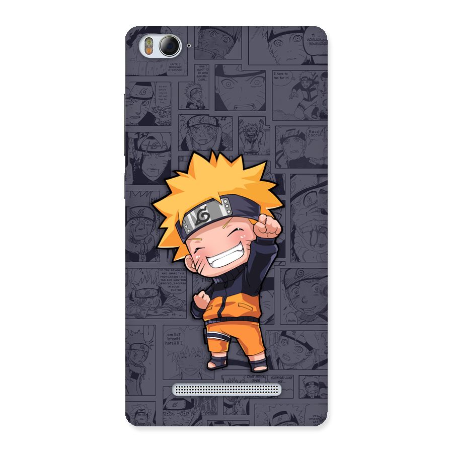 Cute Naruto Uzumaki Back Case for Mi4i