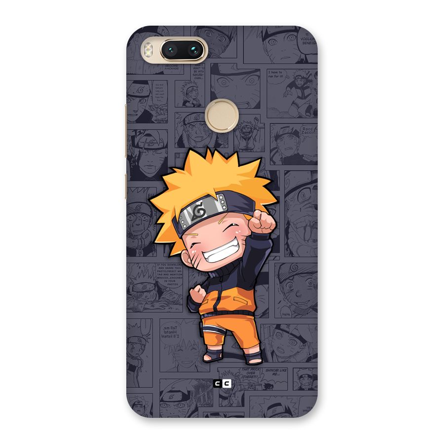Cute Naruto Uzumaki Back Case for Mi A1
