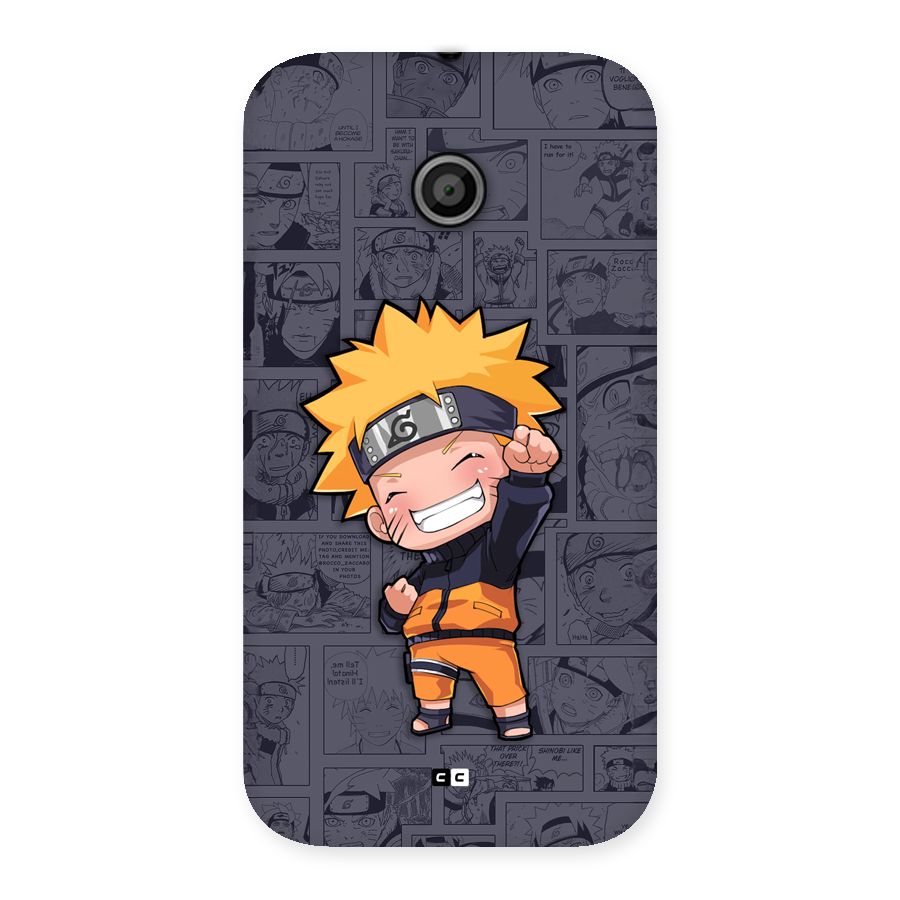 Cute Naruto Uzumaki Back Case for Moto E