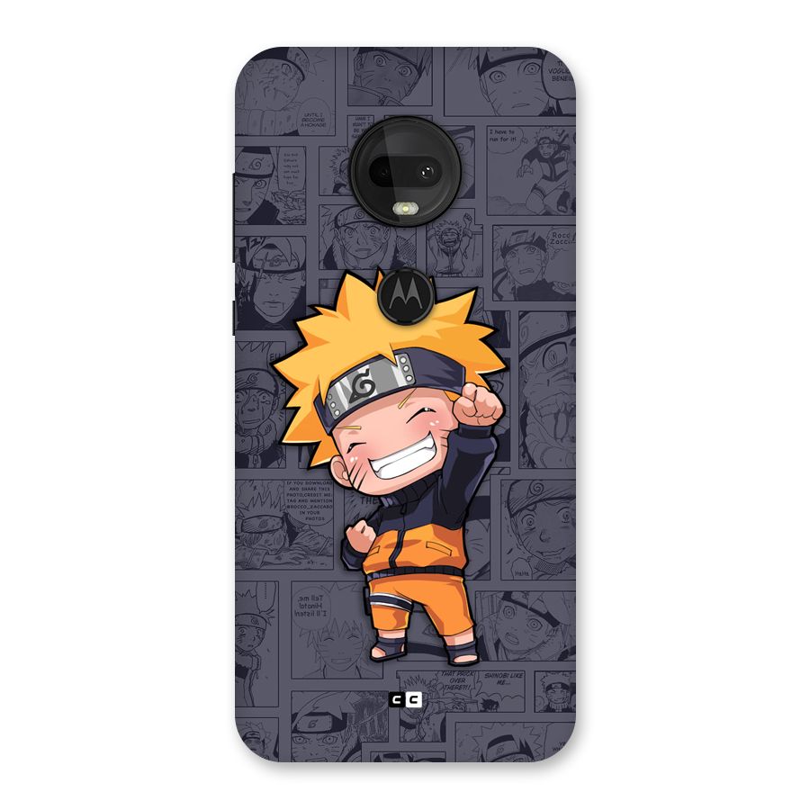 Cute Naruto Uzumaki Back Case for Moto G7