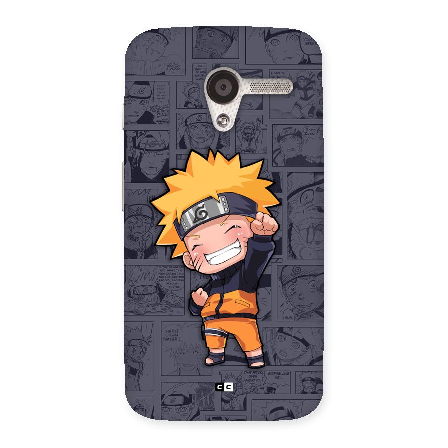 Cute Naruto Uzumaki Back Case for Moto X