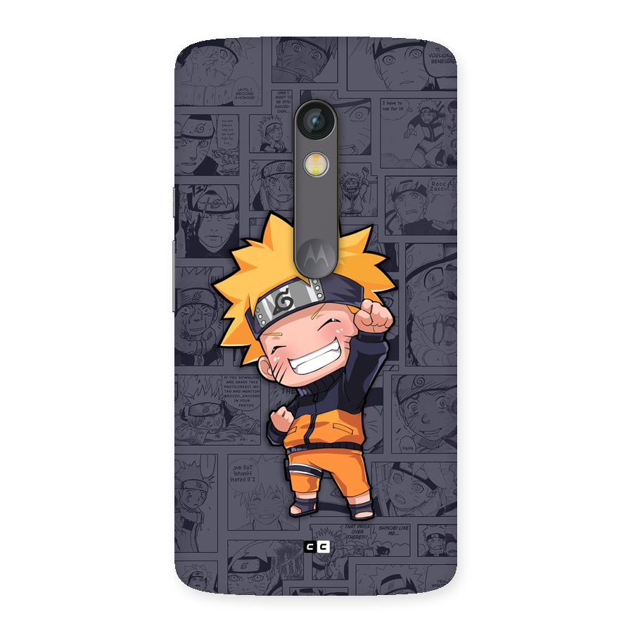 Cute Naruto Uzumaki Back Case for Moto X Play