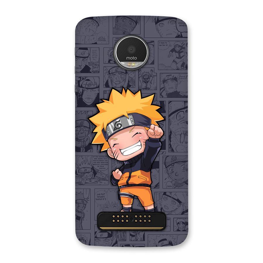 Cute Naruto Uzumaki Back Case for Moto Z Play