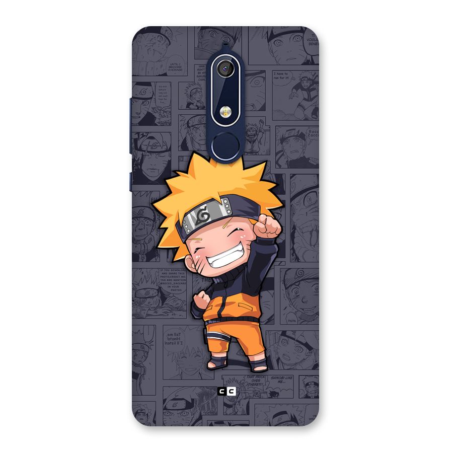 Cute Naruto Uzumaki Back Case for Nokia 5.1