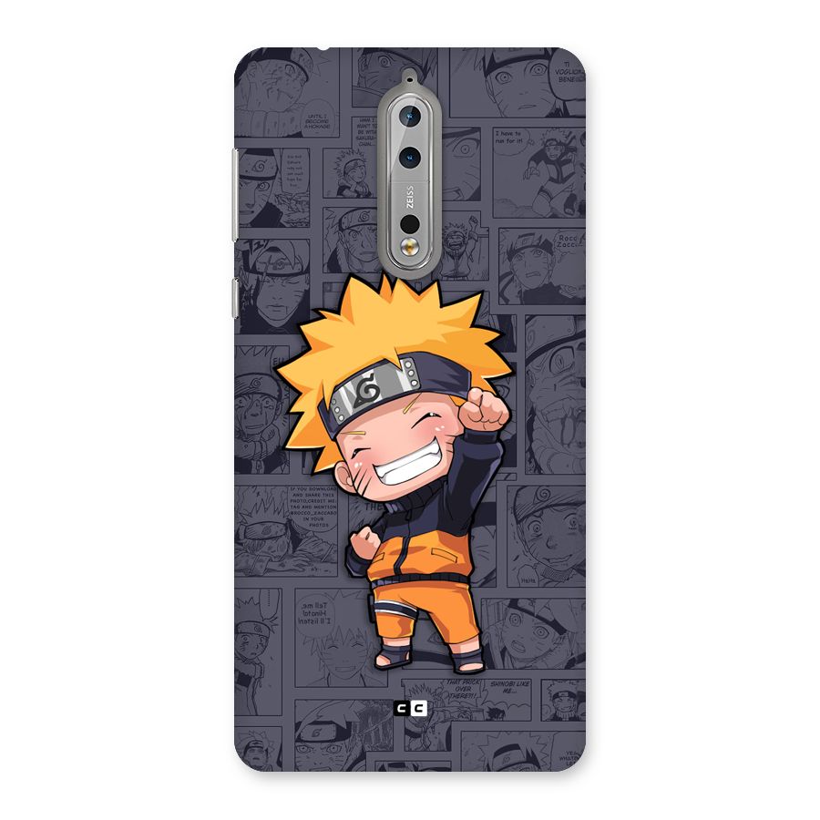 Cute Naruto Uzumaki Back Case for Nokia 8