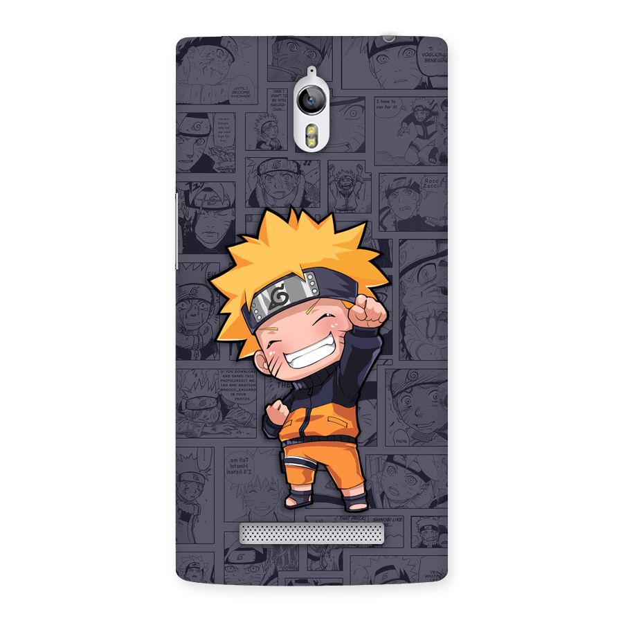Cute Naruto Uzumaki Back Case for Oppo Find 7