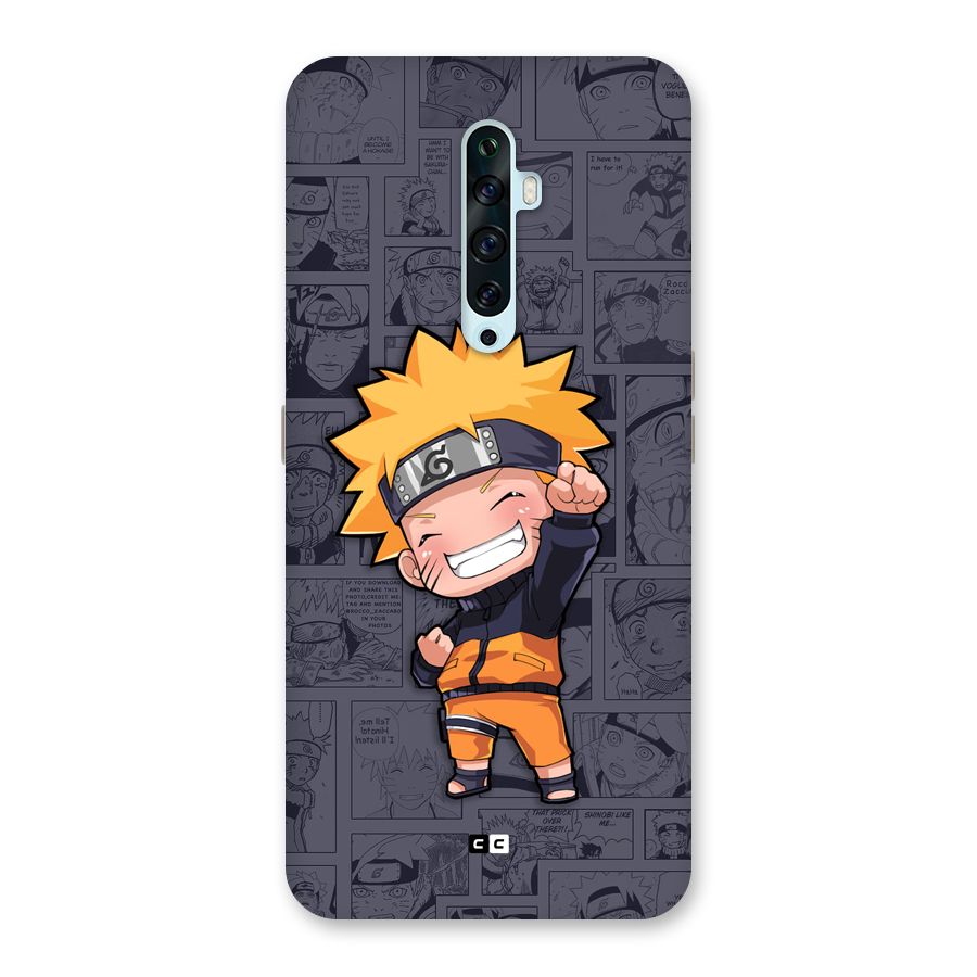 Cute Naruto Uzumaki Back Case for Oppo Reno2 F