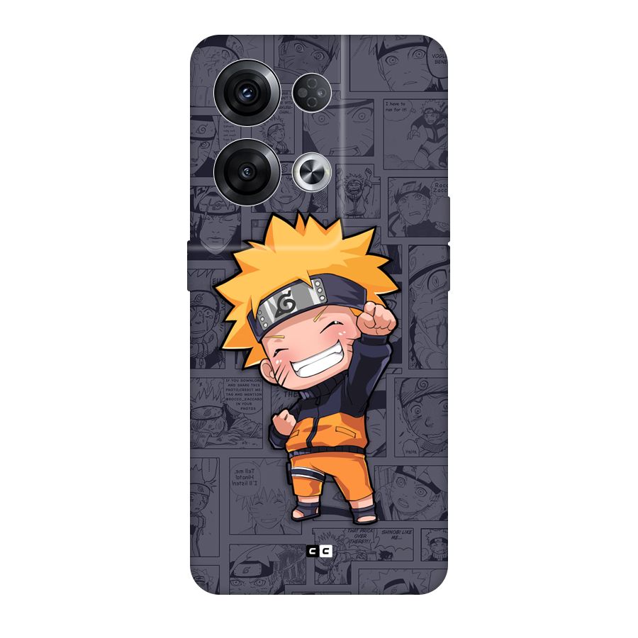 Cute Naruto Uzumaki Back Case for Oppo Reno8 Pro 5G
