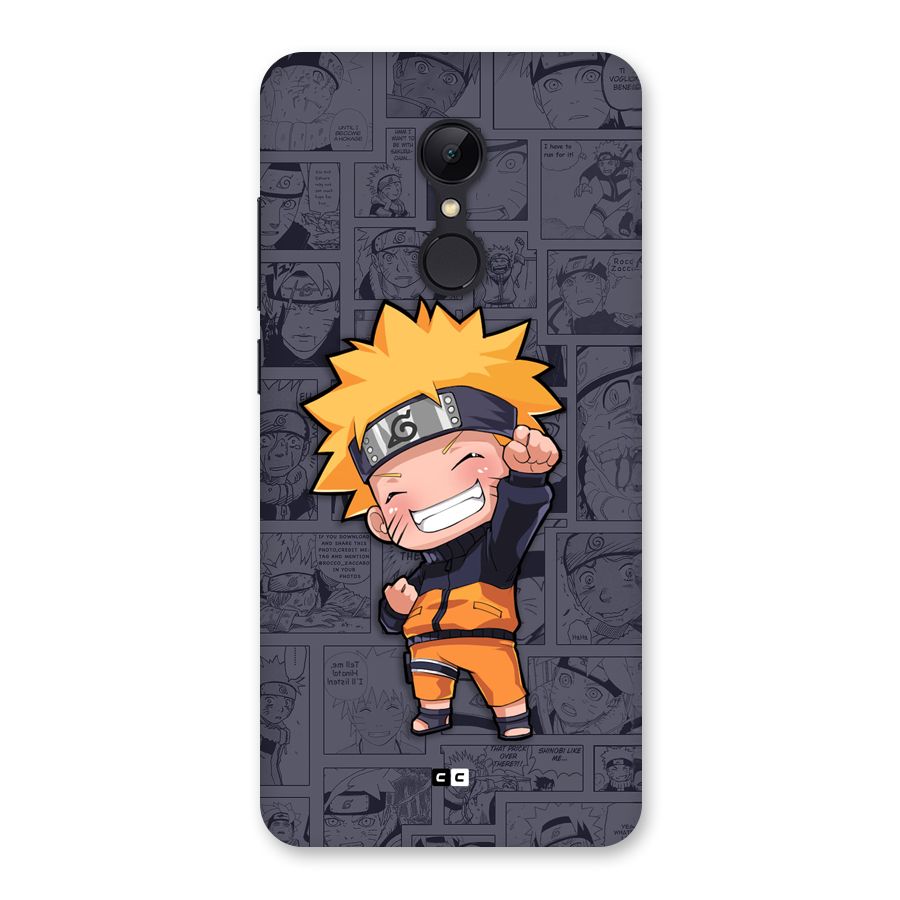 Cute Naruto Uzumaki Back Case for Redmi 5