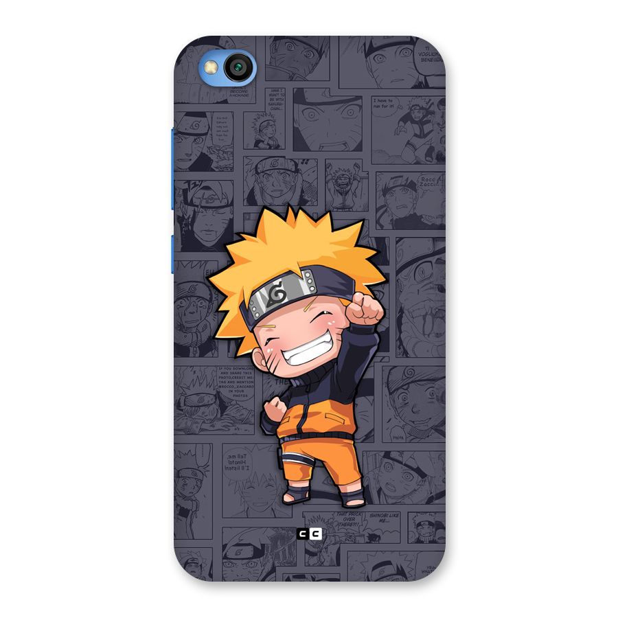 Cute Naruto Uzumaki Back Case for Redmi Go