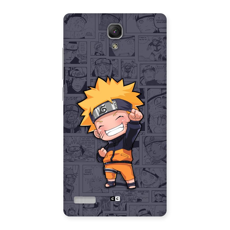 Cute Naruto Uzumaki Back Case for Redmi Note
