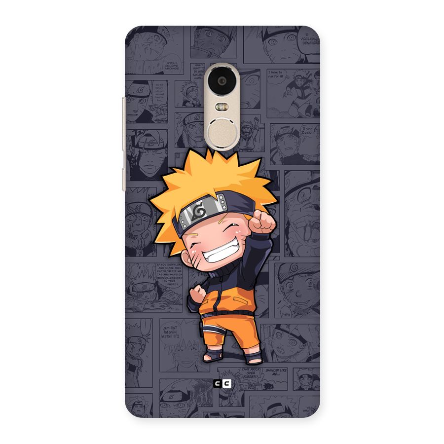 Cute Naruto Uzumaki Back Case for Redmi Note 4