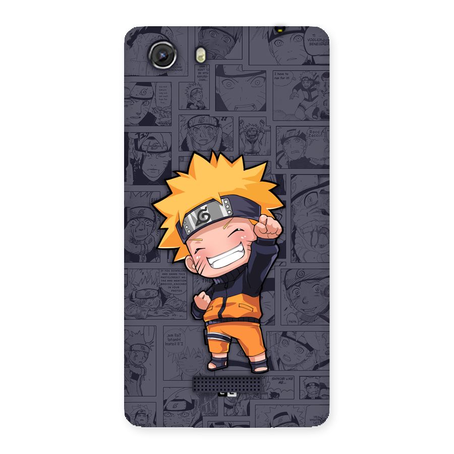 Cute Naruto Uzumaki Back Case for Unite 3
