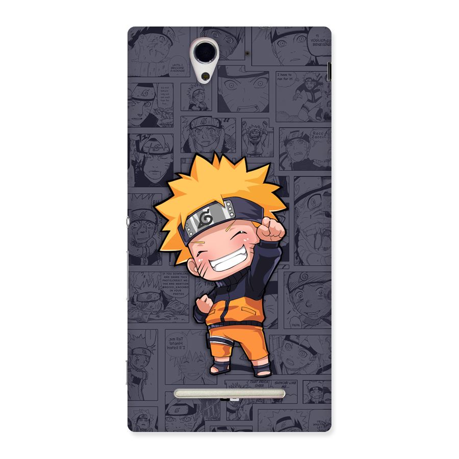 Cute Naruto Uzumaki Back Case for Xperia C3