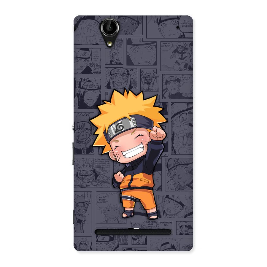 Cute Naruto Uzumaki Back Case for Xperia T2