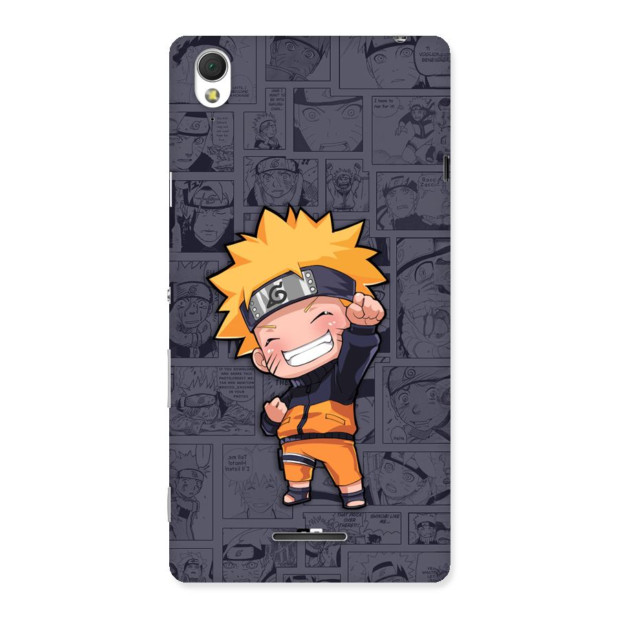 Cute Naruto Uzumaki Back Case for Xperia T3